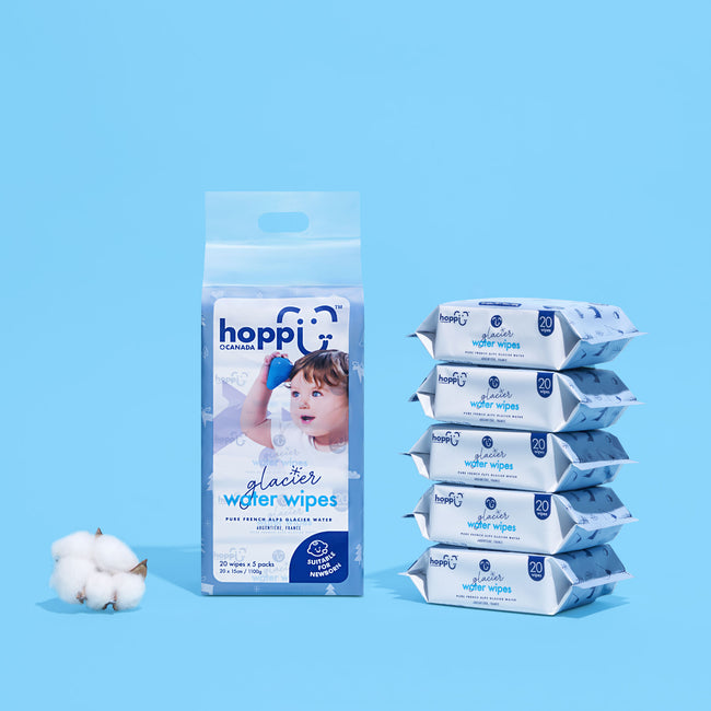 Hoppi嬰兒超厚冰川水濕紙巾20抽, , large