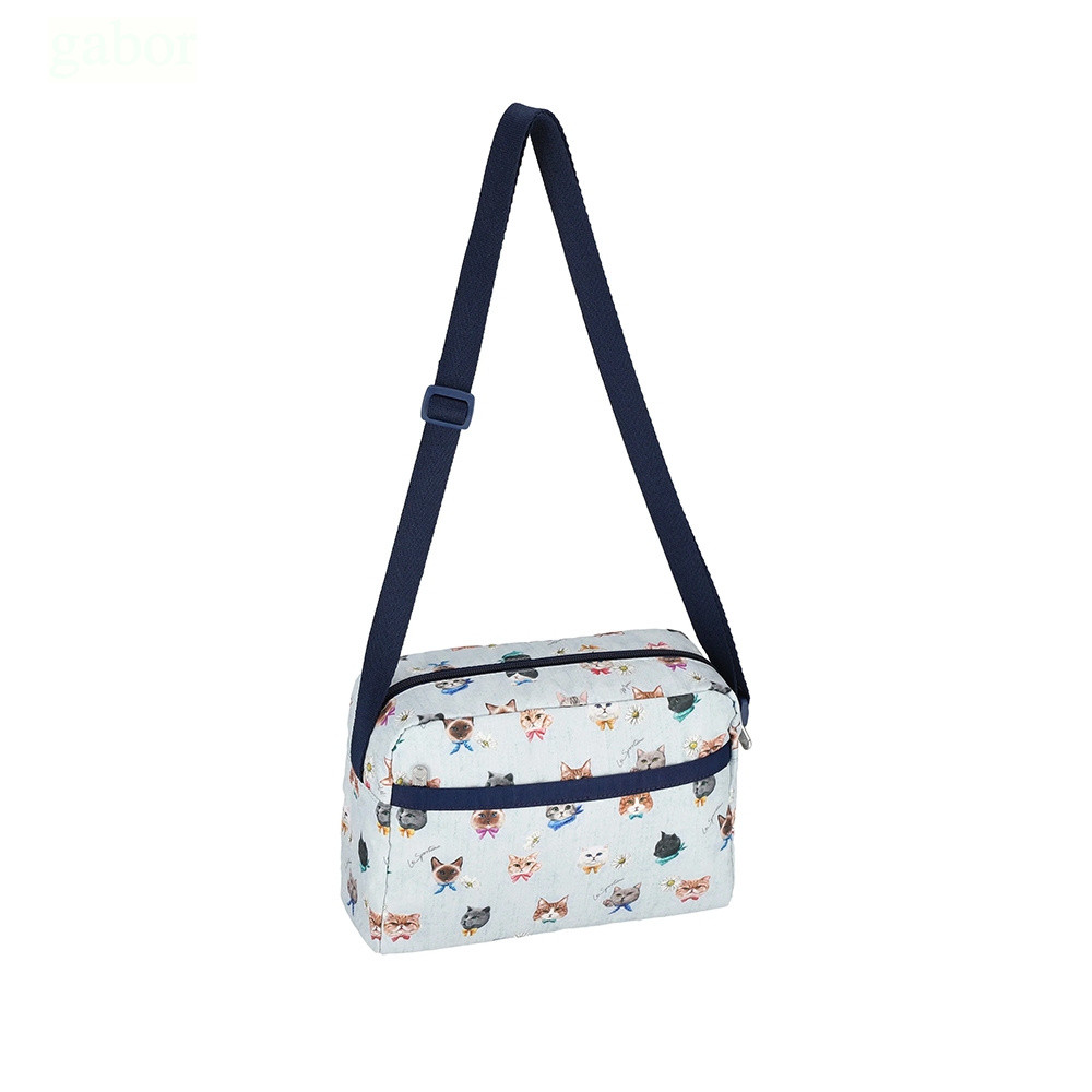 LeSportsac DANIELLA CROSSBODY 拉鍊斜背包 側背包 送禮-晴空貓語, , large