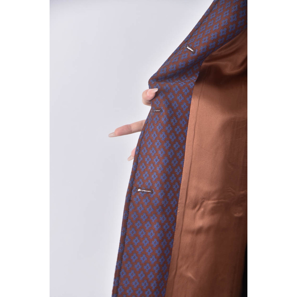 (S) miu miu長版藍色外套二手衣, , large