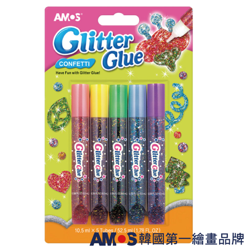 【AMOS 阿摩司】5色 金絲膠 / 組 GCF10B5, , large