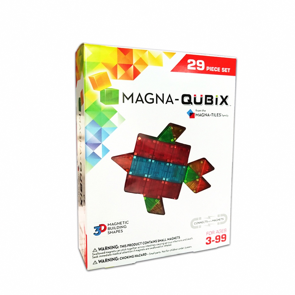 Magna-Tiles Magna-Qubix 磁力積木29片, , large