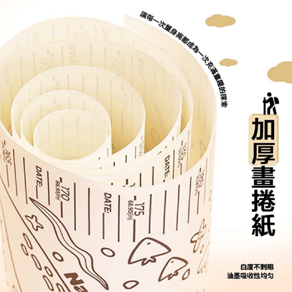 身高小卷画套装-宇宙 彩繪身高尺, , large