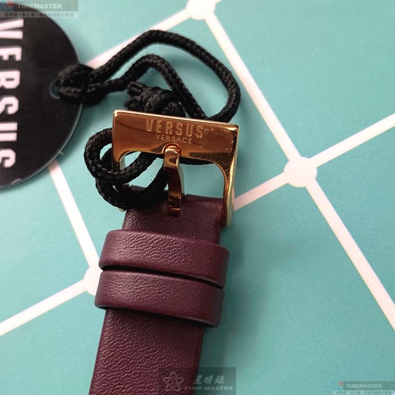 [星晴錶業]VERSUS VERSACE手錶,36mm,VV00298香檳紅錶面玫瑰金錶殼玫瑰金色精鋼錶帶款, , large