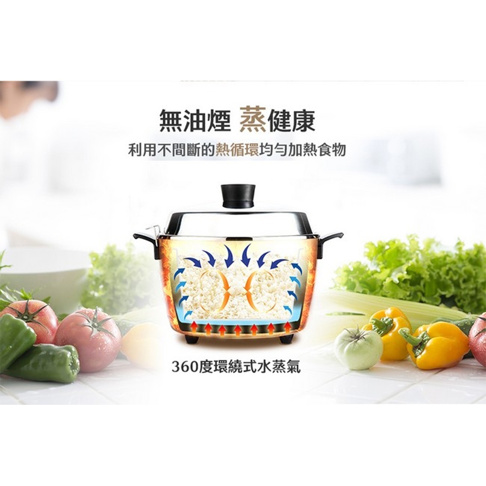 TATUNG 大同 6人份 非凡洋紅不鏽鋼電鍋 TAC-06R-NR, , large
