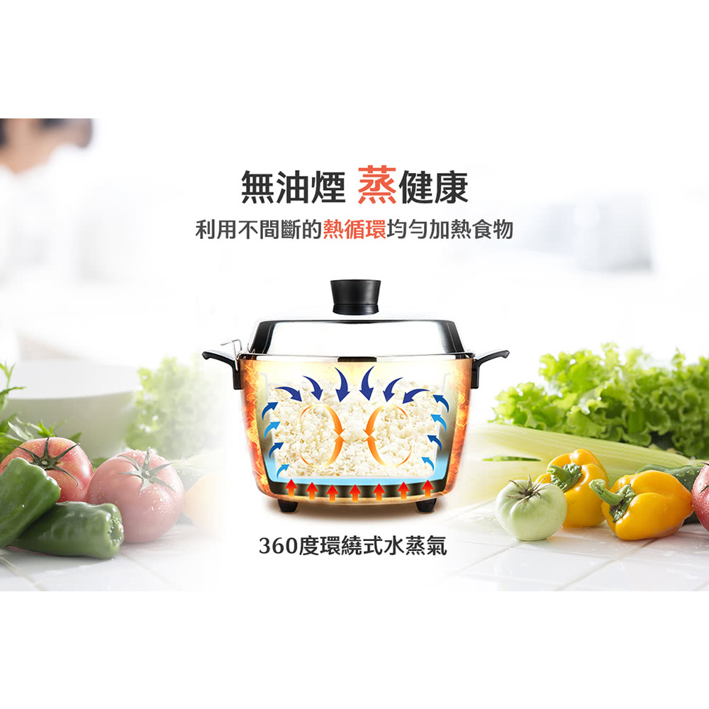 【TATUNG大同】10人份朱紅色電鍋 TAC-10L-DR, , large