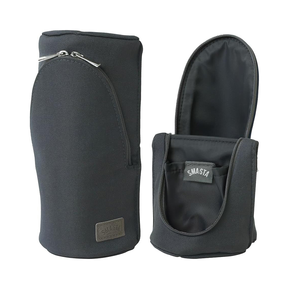 【龍品文創】日本SONIC  FD-8265 五感色立式磁吸筆袋-D星空沉穩灰, , large