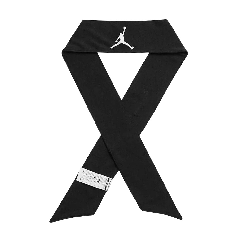 NIKE JORDAN DRI-FIT 單色綁帶式頭帶 運動頭帶 止汗髮帶 健身 跑步 運動 吸汗 乾爽 彈性 黑 白, , large
