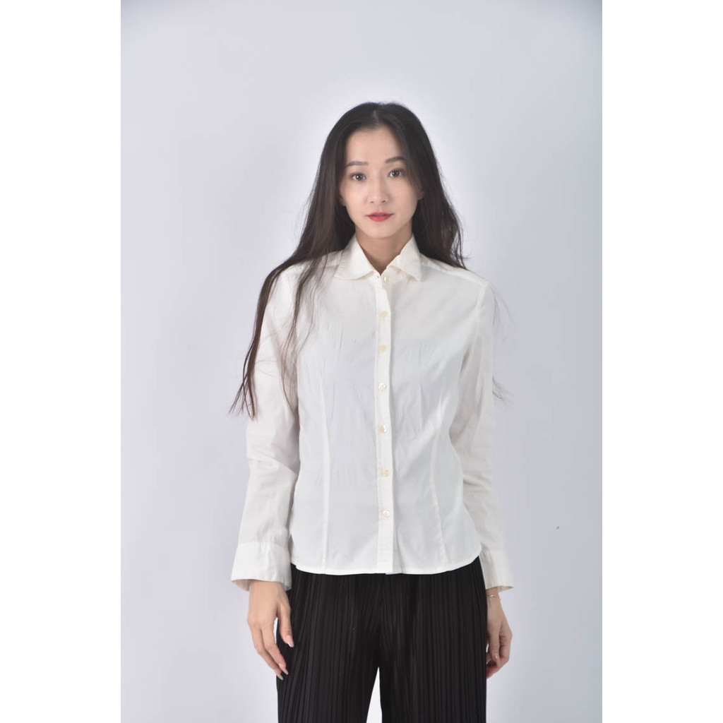 (S) trend西裝白色襯衫上衣二手衣, , large