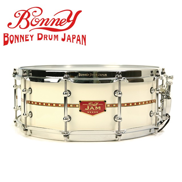 BONNEY JAM SN1455W 日本手工小鼓 鏡面白【敦煌樂器】, , large