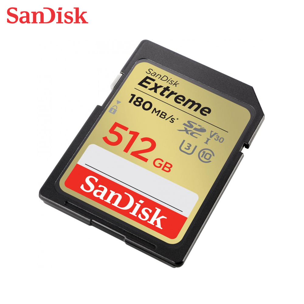 【SanDisk】Extreme 512G SDXC V30 C10 UHS-I U3 記憶卡, , large