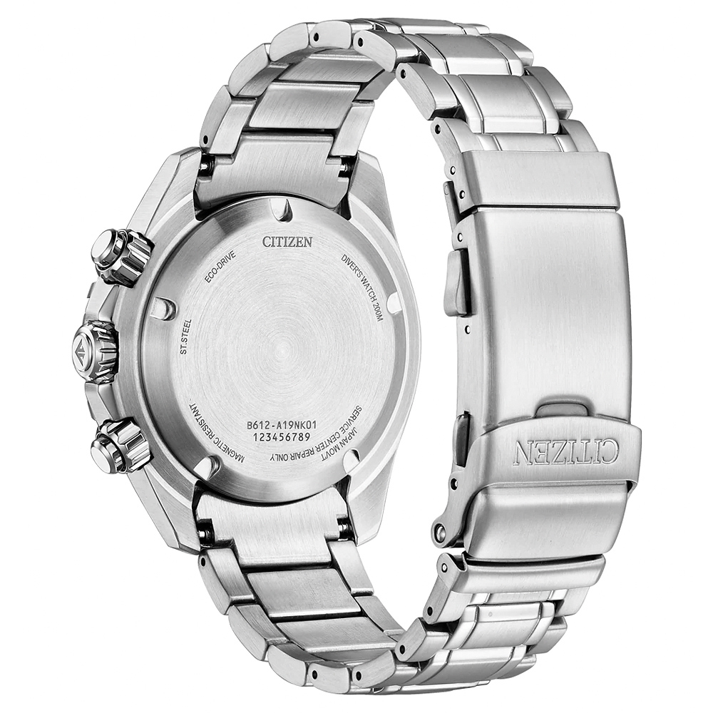 CITIZEN 星辰 Promaster 光動能潛水計時手錶-銀x綠/44.5mm CA0820-50X, , large