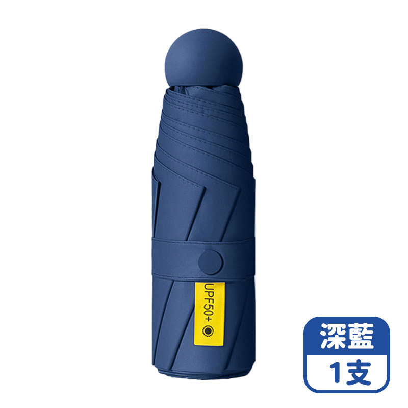 Mimi Shopping Mini portable umbrella, 深藍色 | 附傘套, large