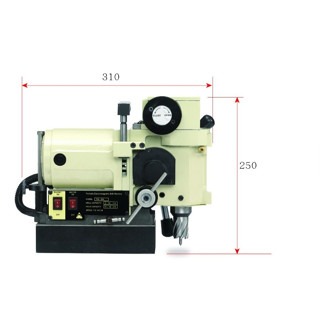 WIN五金 台灣製造 清山牌  <FM35DL-110V>  自動下刀 磁性鑽孔機 磁性鑽台 磁力鑽孔機 攻牙機 鑽孔機 臥式磁性鑽孔機, , large