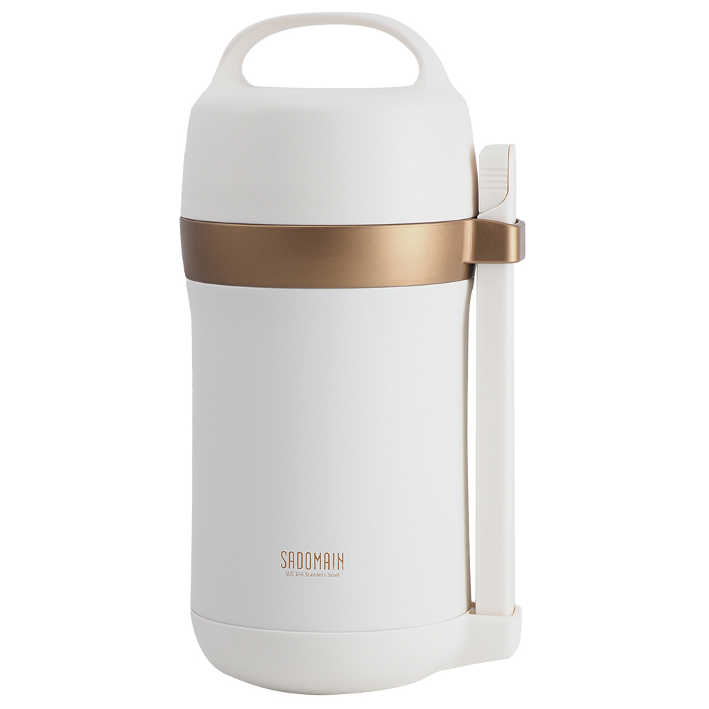 仙德曼三層316不鏽鋼真空提鍋-1.5L-純淨白-1組, , large