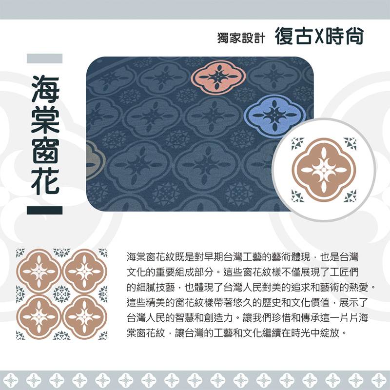 【Monster】 Soft Diatomaceous Earth Printed Mat – Begonia Window Blossom Series (58x38cm) – Begonia Blue, , large
