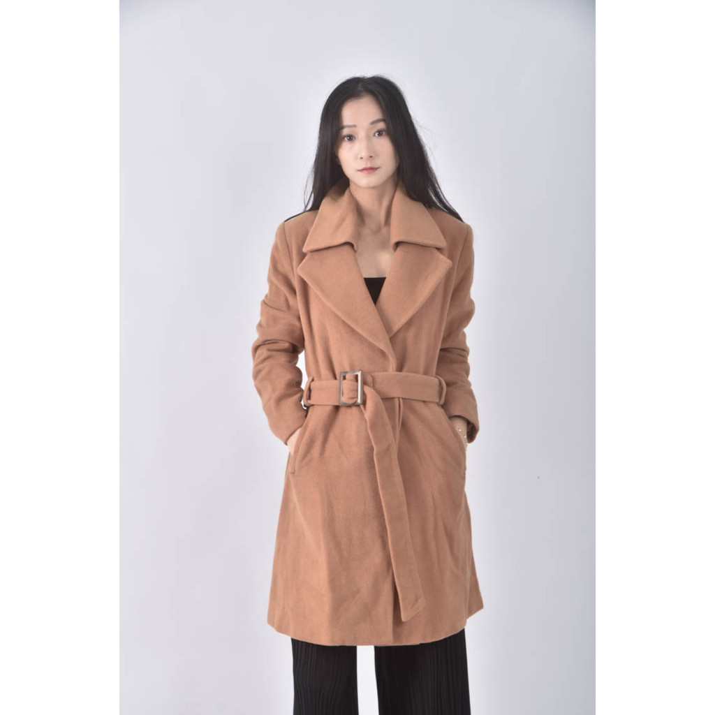 (S) santacroce西裝大衣棕色外套二手衣, , large