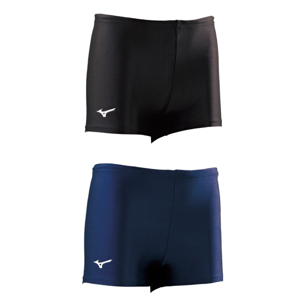 [秉宸] MIZUNO SWIM BASIC 男四角泳褲 黑/丈青 N2GB1001 , , large