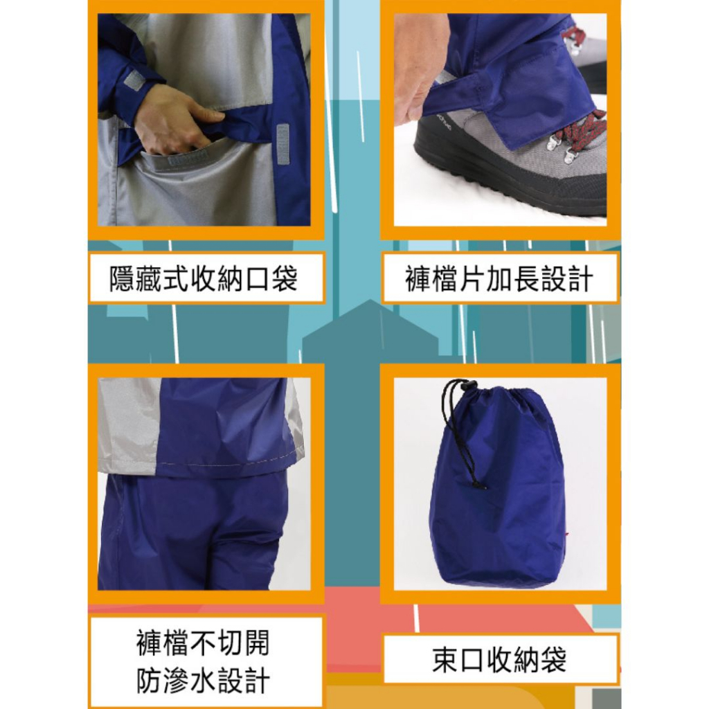 Two-Piece Raincoat Set, , large