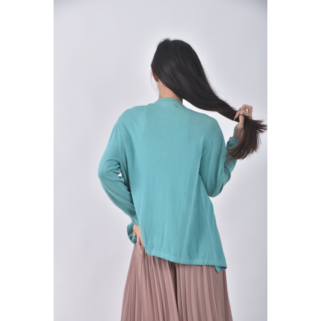 (M) 卓蓉刺繡綠色外套二手衣, , large