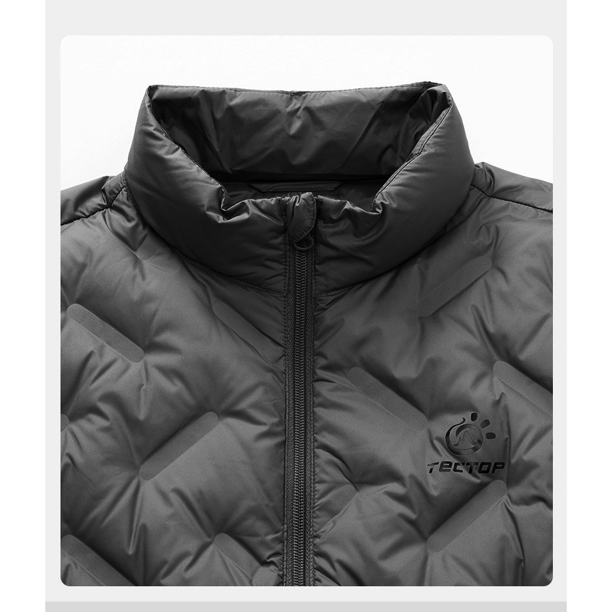 【天天免運】探拓戶外Tectop T2135682女款無縫防風羽絨外套～防風防跑絨.90/10白鴨絨.拉鍊式口袋, , large