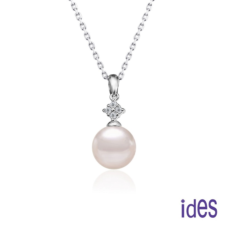 [ides愛蒂思] 日本設計AKOYA上乘系列正圓無瑕天然珍珠項鍊7-7.5mm/(知性), , large