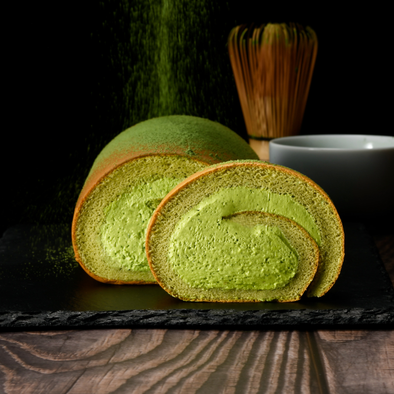 【Yannick 】 Rich Matcha Cream Roll  Cake(12CM / Roll), , large