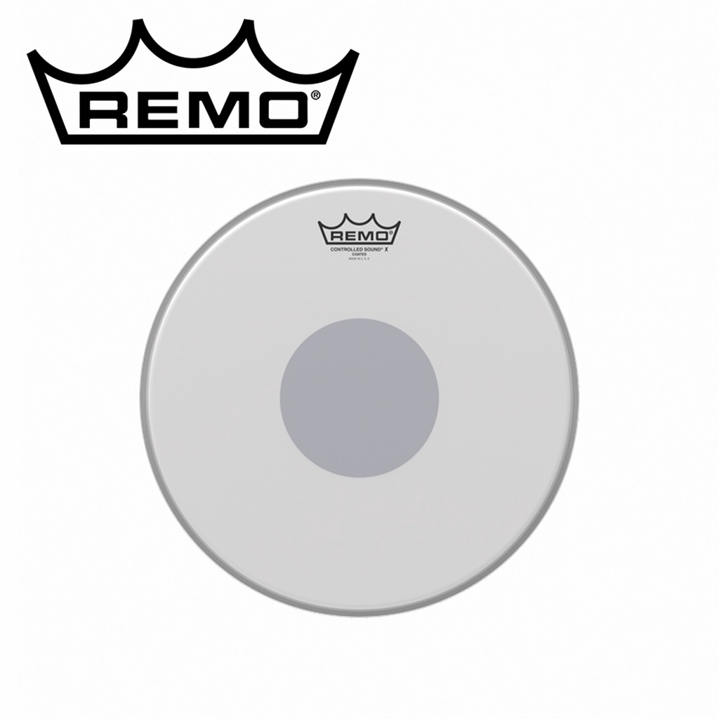 REMO Controlled Sound X Coated Black Dot 單層噴白鼓皮【敦煌樂器】, , large