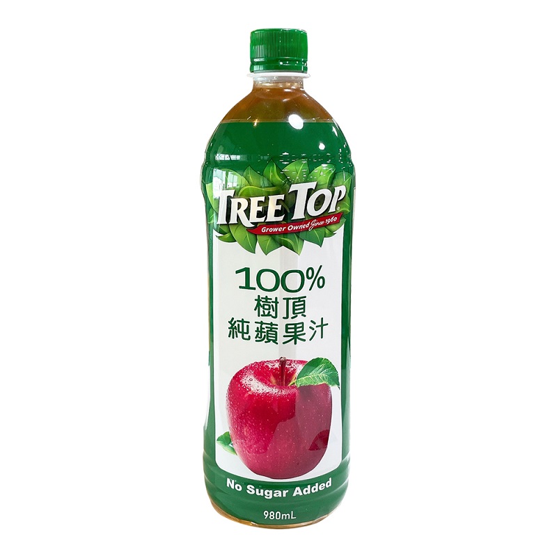 樹頂100純蘋果汁 980ml