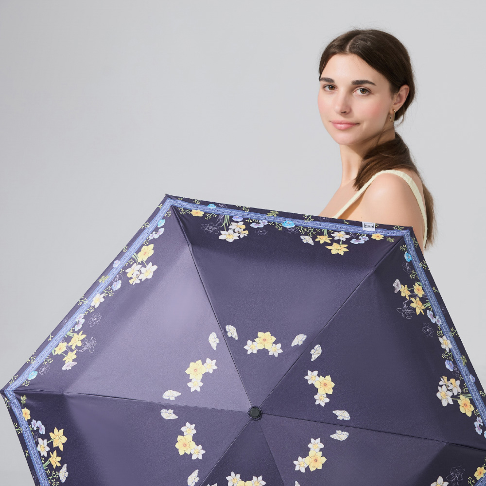 德國boy全遮光防曬迷你傘(春日花園), , large