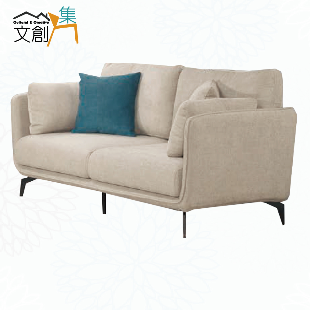 【文創集】林德亞麻色透氣棉麻布二人座組合(客約商品), , large