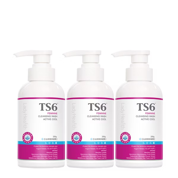 TS6 Feminine Cleansing Wash Active Cool X3, , large