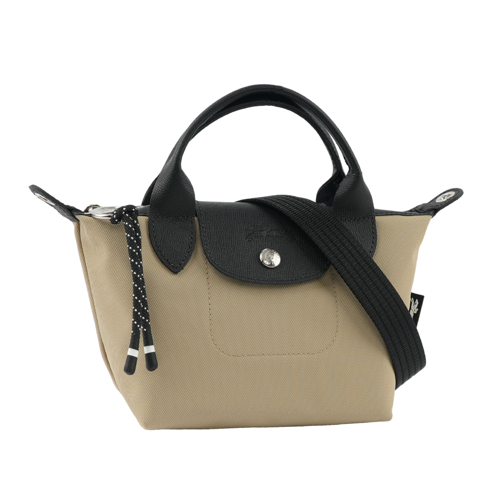 LONGCHAMP LE PLIAGE ENERGY 迷你再生帆布二用包/土褐色, , large