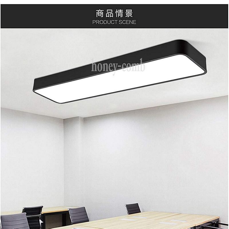 [Honey Comb]北歐簡約LED78W吊燈 黑色．自然光(V2057BN), , large