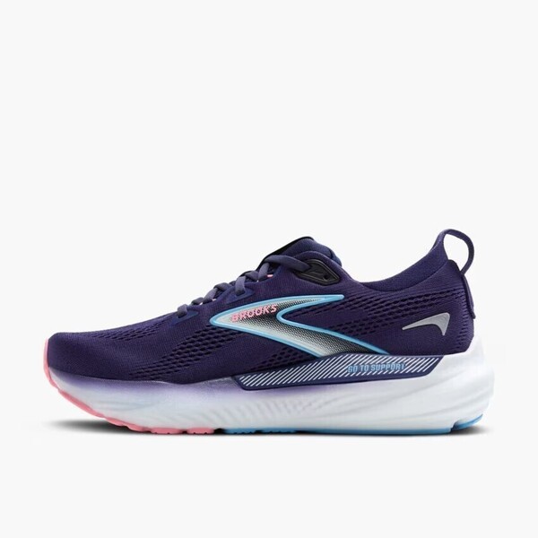 Brooks Glycerin Gts 22 女 慢跑鞋 超寬楦 支撐 彈力 緩震 藍 [1204352E429], , large