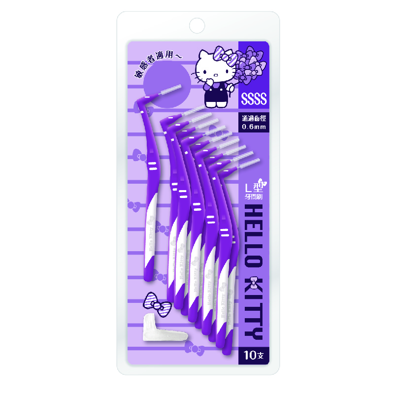 L-Type Interdental brush 4S (Passes through a diameter of 0.6mm) , , large