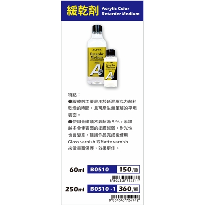 普思AP 緩乾劑(B0510)60ML, , large
