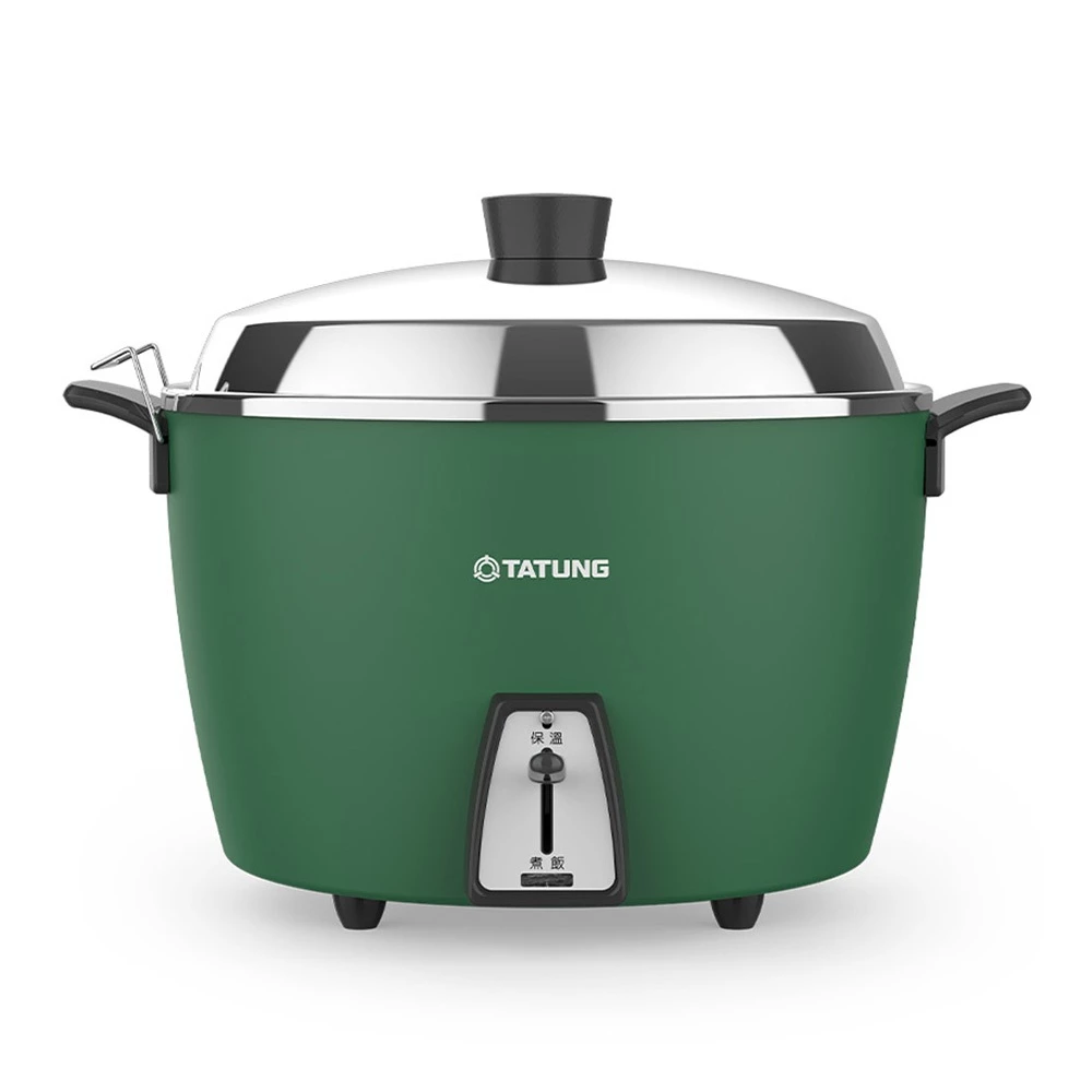 TATUNG 15-Serving Pine Green Stainless Steel Rice Cooker TAC-15L-NGA, , large