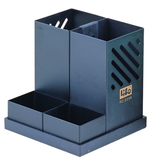 徠福 Life 鐵製多用途筆筒(NO.2336), , large