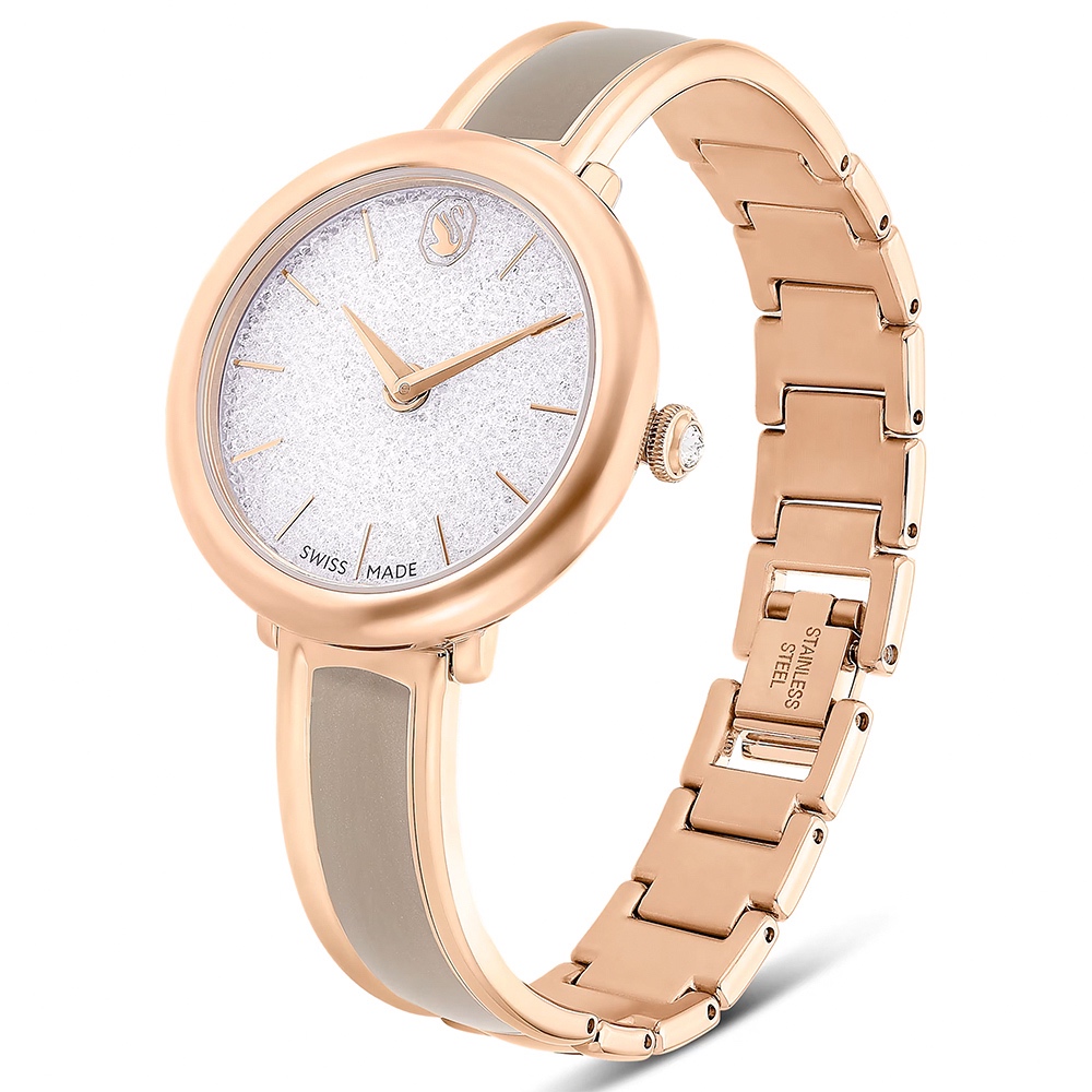 SWAROVSKI 施華洛世奇 Crystalline Bangle 璀璨水晶手鐲女錶 手錶-32mm(5709814), , large