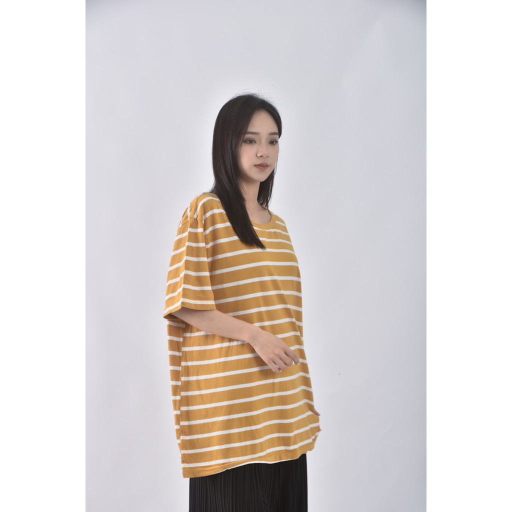 (XL) fifty percent質感棉質純棉黃色短袖上衣二手衣, , large