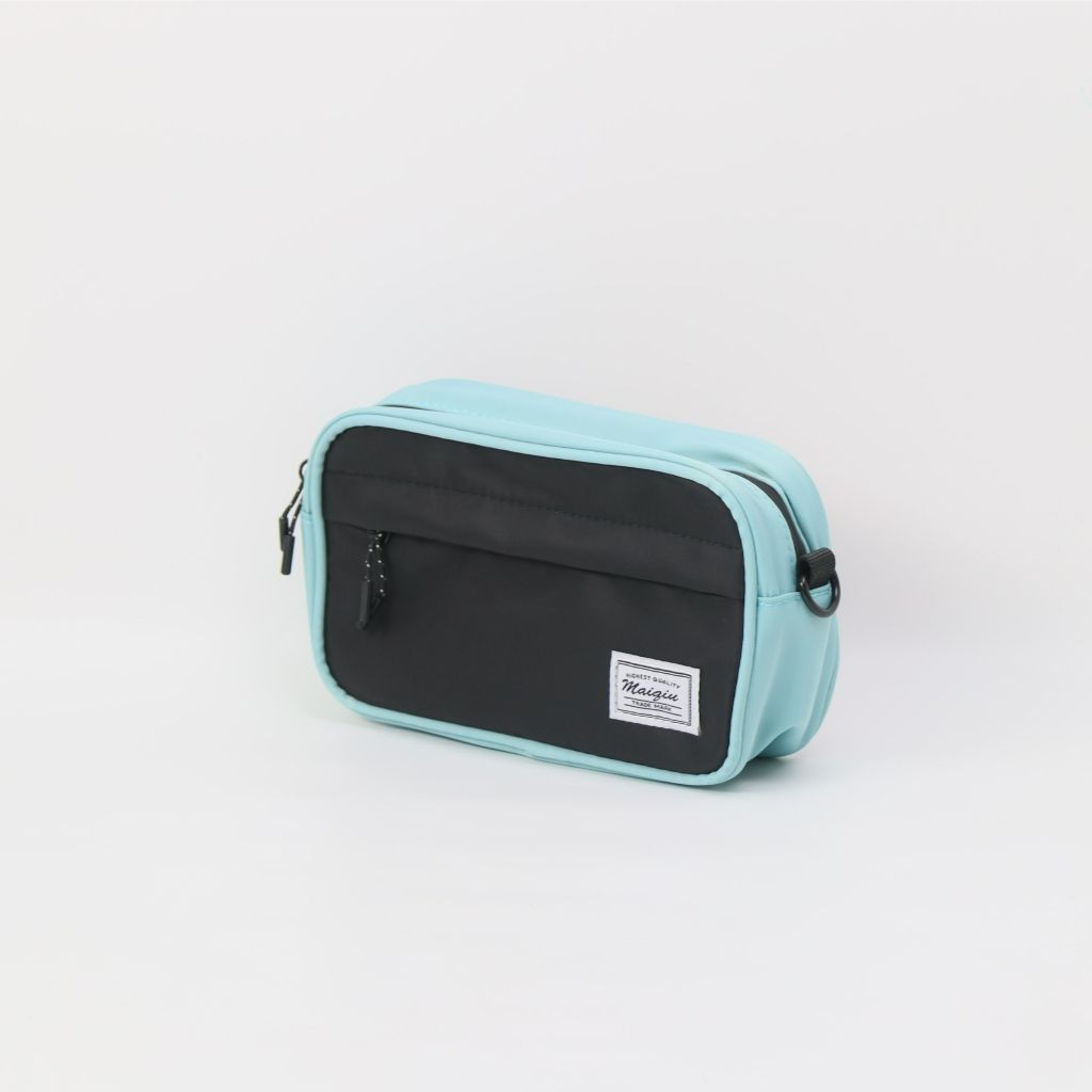 【MQ】 Colorblock Brick Bag