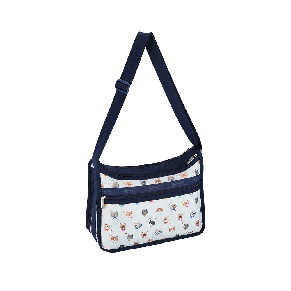 |快速出貨|Lesportsac Deluxe Everyday Bag 奢華斜背包 送禮-晴空貓語, , large