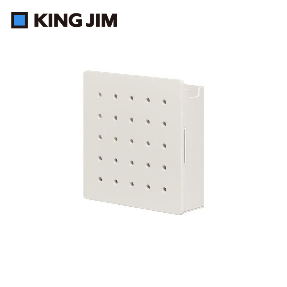 【KING JIM】HARU PEGGY 個人磁力洞洞板置物箱 S號(PGH150)灰, , large