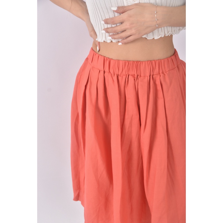 (M) je chichi素面橘色短裙二手衣, , large