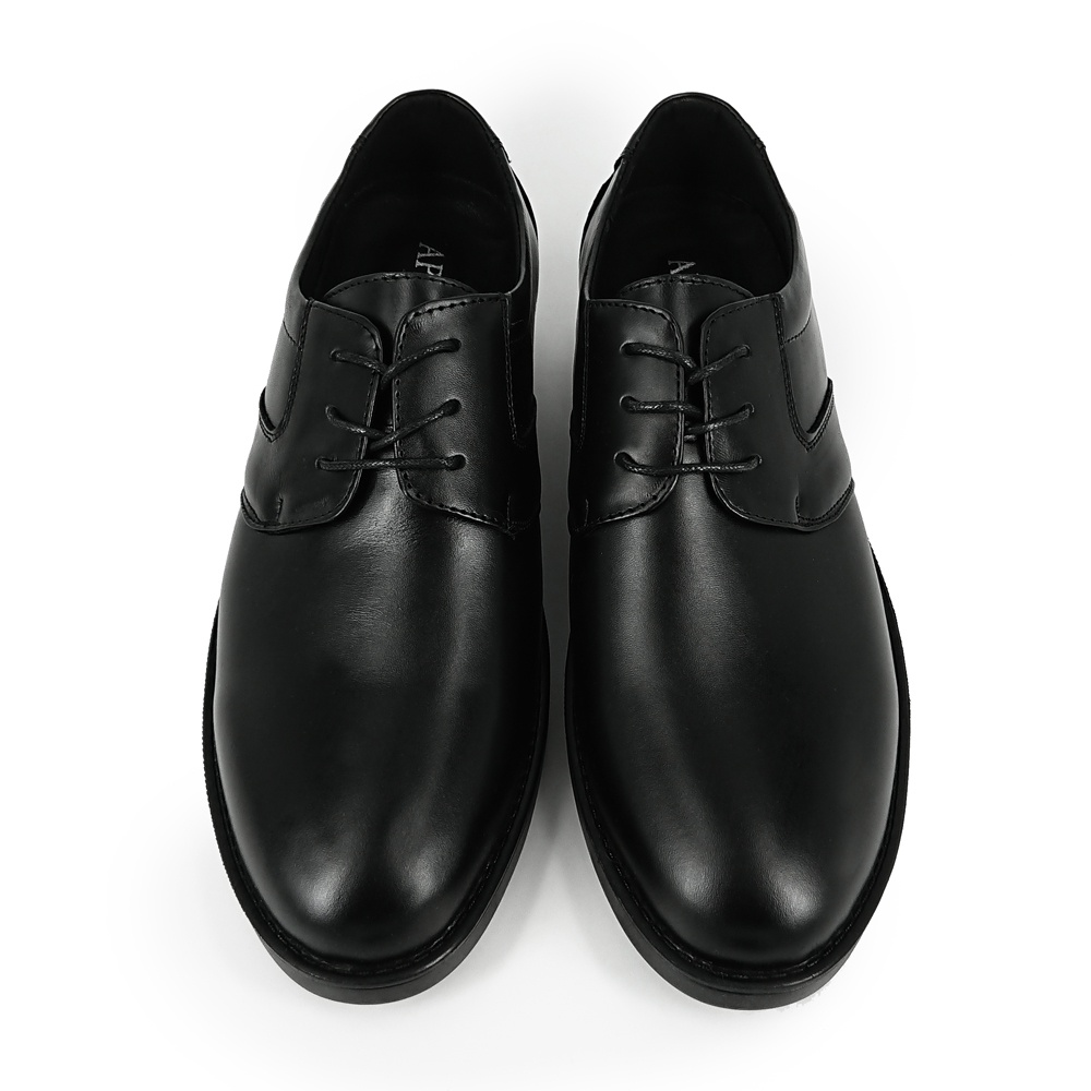 男真皮皮鞋 商務皮鞋 英倫皮鞋 休閒皮鞋 正式皮鞋 學生皮鞋 透氣 不悶熱 柔軟 舒適 減壓 止滑 耐走 耐久站 925黑, , large
