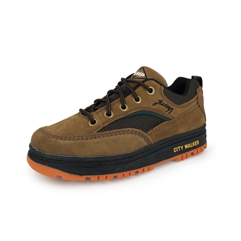 JUMP將門 男運動鞋 男鞋 登山鞋 MIT台灣製造 牛皮 防潑水 透氣 厚底 吸濕 排汗 抗菌 除臭 耐磨 止滑 1022棕, , large