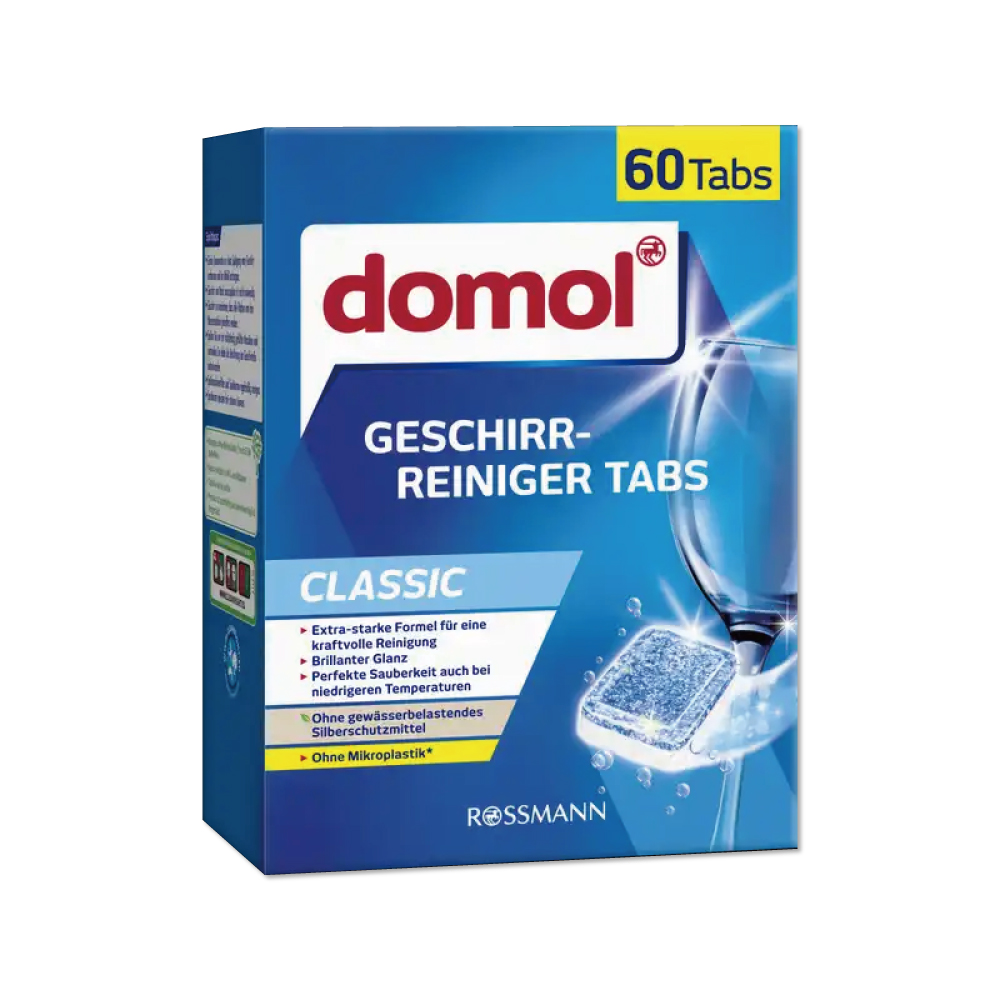 [日日好物]德國Domol-洗碗機專用強效洗碗清潔錠60入/盒 (各款洗碗機皆適用), , large
