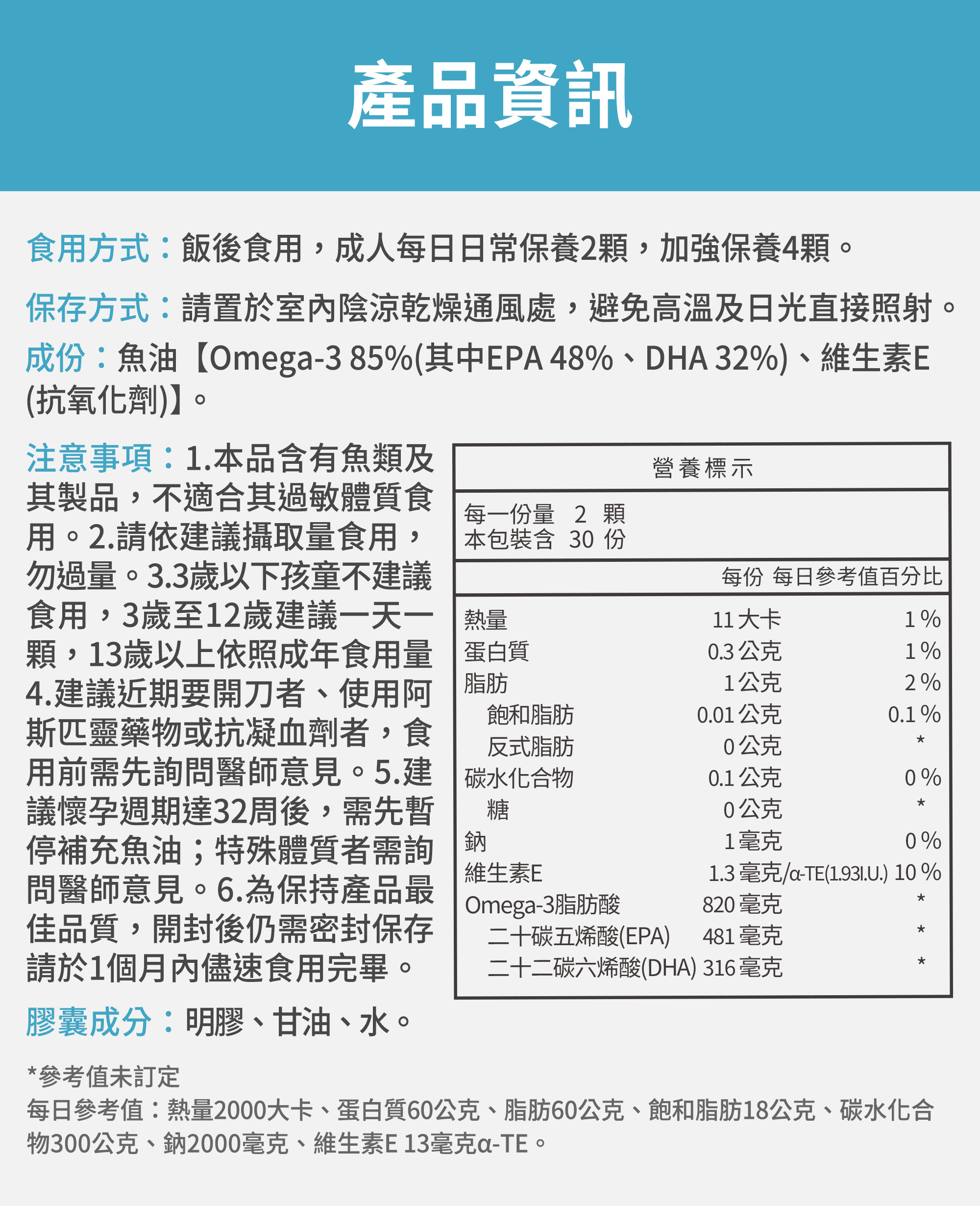 【FJ豐傑生醫】西班牙85%高純淨魚油-60顆/盒(調節生理機能ｘOmega-3高濃度ｘ產前產後補養), , large