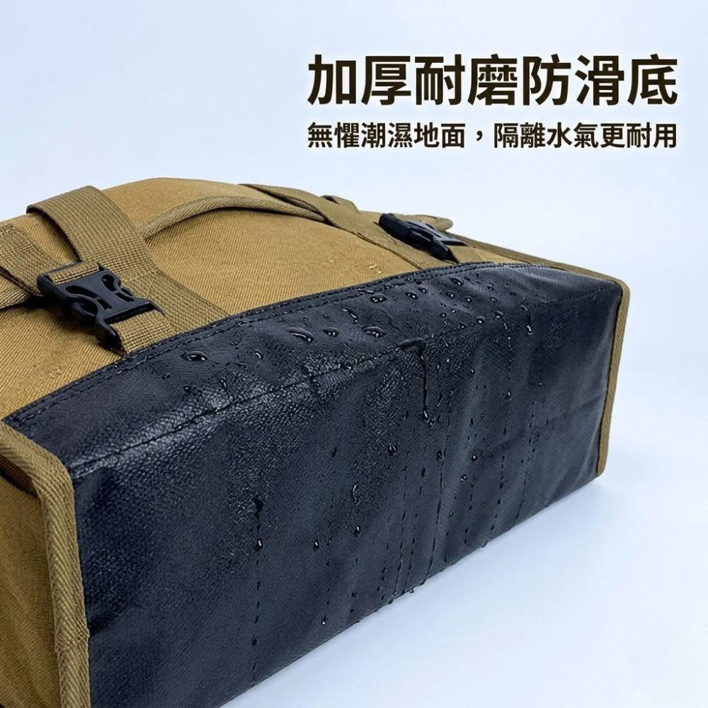 40cm tool storage bag - khaki (46x16x16cm), , large