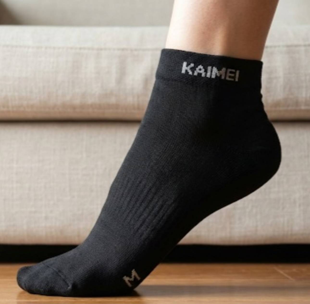 [凱美棉業] 7雙組 MIT台灣製 品牌設計萊卡LYCRA 1/2消臭襪 24-28cm, , large